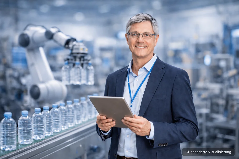 Robotik und Automatisierung in der Lebensmittelproduktion mit RoWiA aus Niedersachsen - KI generiertes Bild